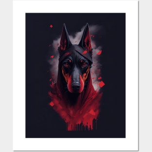 Evil Ninja Dobermann Posters and Art